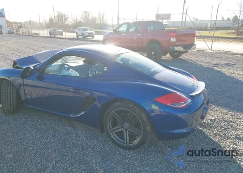 2012 Porsche Cayman z USA, uszkodzony, nr VIN WP0AA2A87CS760162